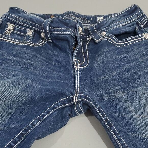 miss Me dark wash jean shorts - Picture 5 of 7